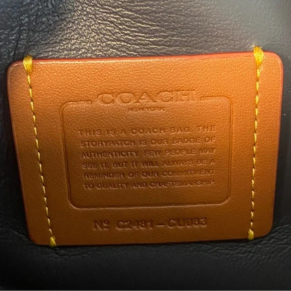 New Coach Tabby 26 Quilted Nappa Leather Tie Dye - Picture 15 of 16